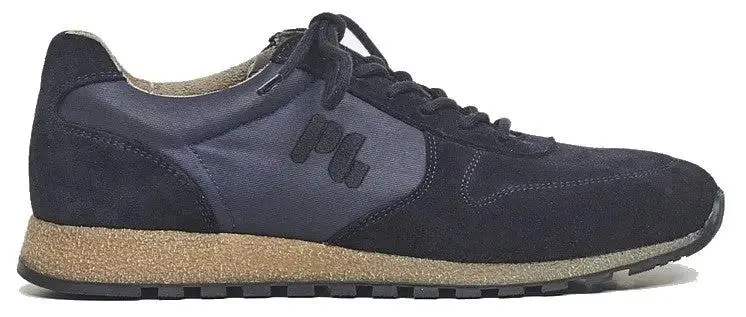 '0496.10.01' men's lace-up sneaker - blue