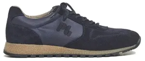 '0496.10.01' men's lace-up sneaker - blue