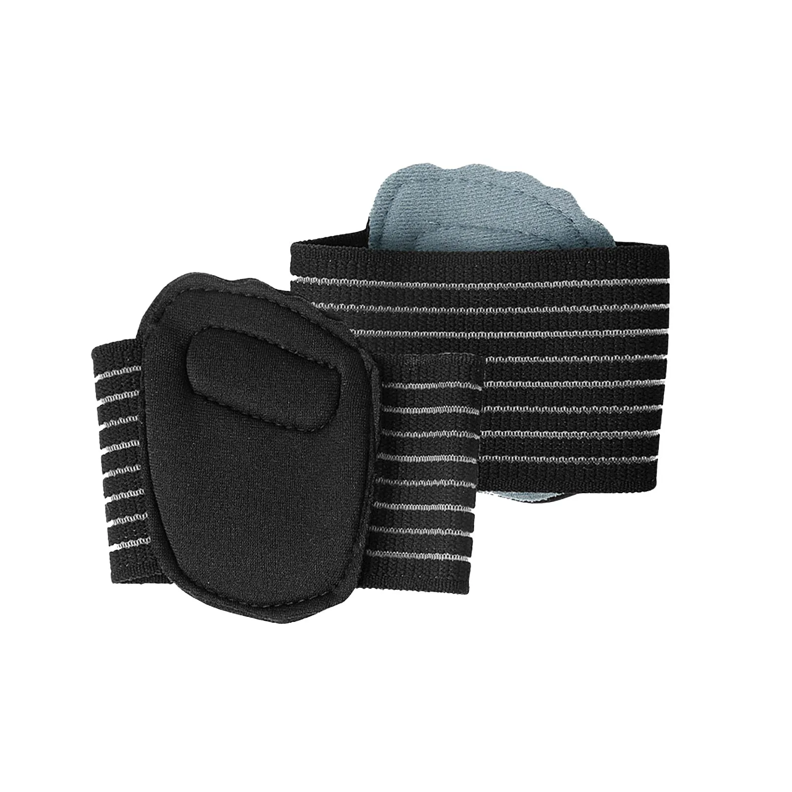 1pair Shockproof Pain Relief Arch Pad Magnet Massage Elastic Band Soft