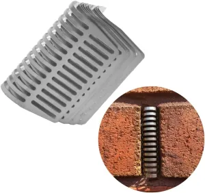 2.75 Inch Stainless Steel Weep Hole Cover (25 Pieces) Stops and Keeps Out Mice, Wasps, Bees, Lizards, Snakes, Scorpions and Many Insects.