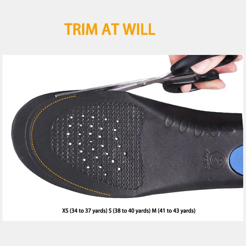 3d Design Ortic Insoles with Arch Support and Plush Comfort