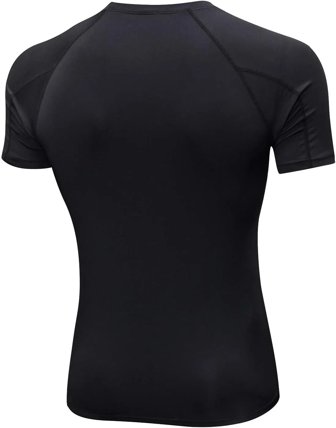 5 Pack Men's Compression Shirts Short Sleeve Camouflage Cool Dry Sports Athletic Workout Baselayer Undershirt T-Shirt Tops