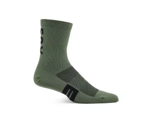 6" Huge savings Flexair Sock Fox S/M No-hassle exchange Racing Merino - Moss