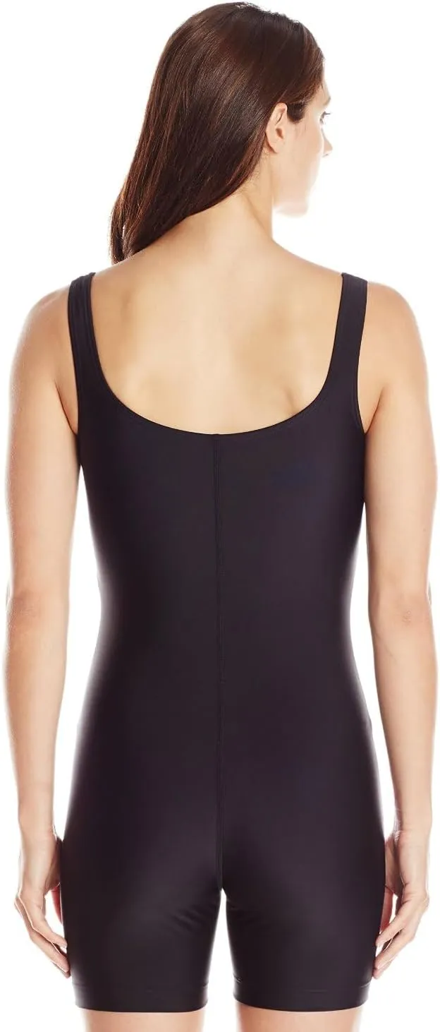 Adoretex Women's One Piece Printed Boyleg Unitard Swimsuit