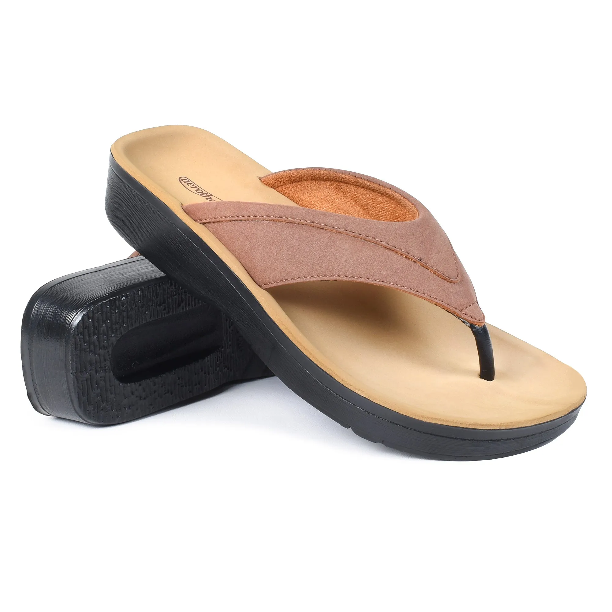 Aerohthoic Tera Casual Comfortable Arch Supportive Women’s Flip Flops - L0369