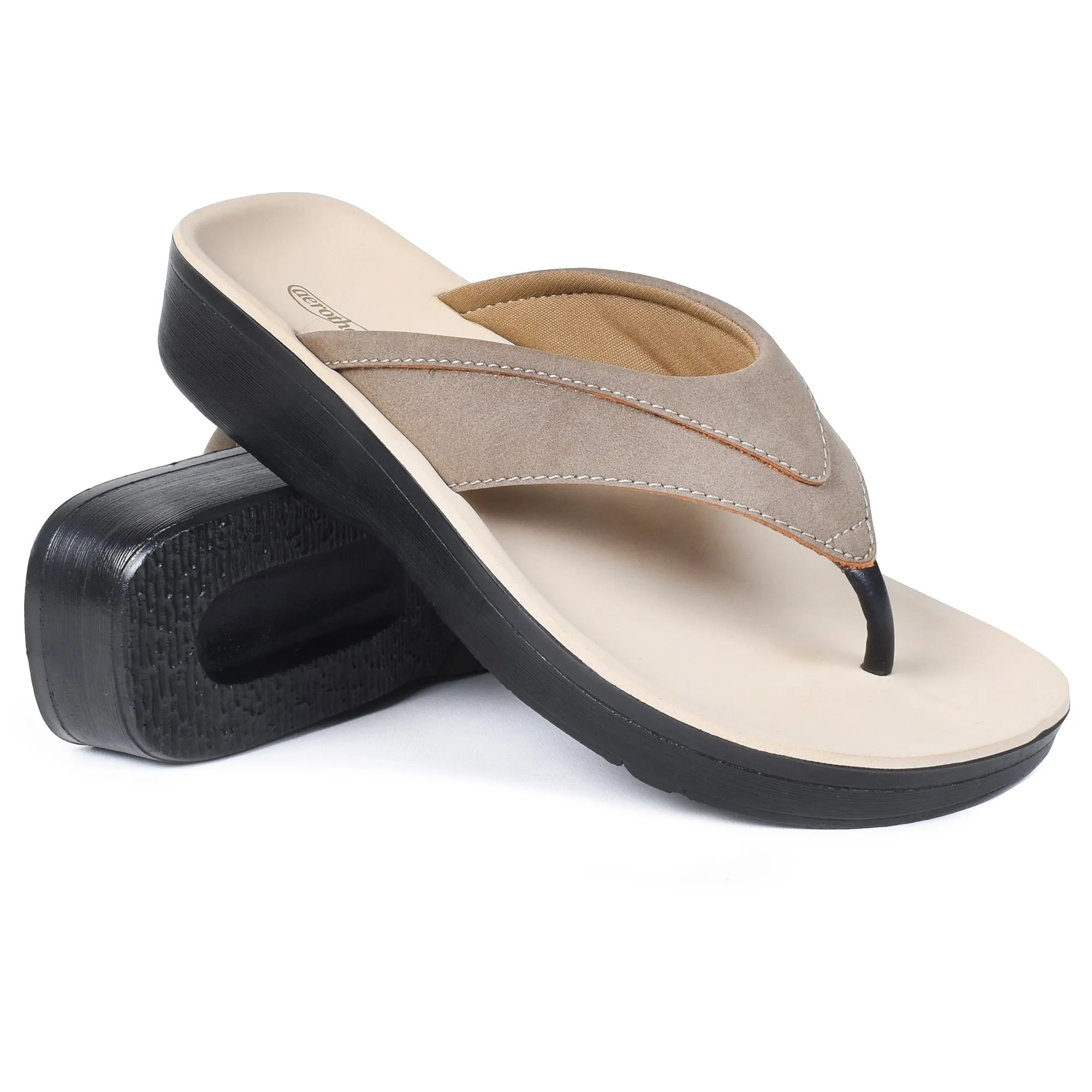 Aerohthoic Tera Casual Comfortable Arch Supportive Women’s Flip Flops - L0369