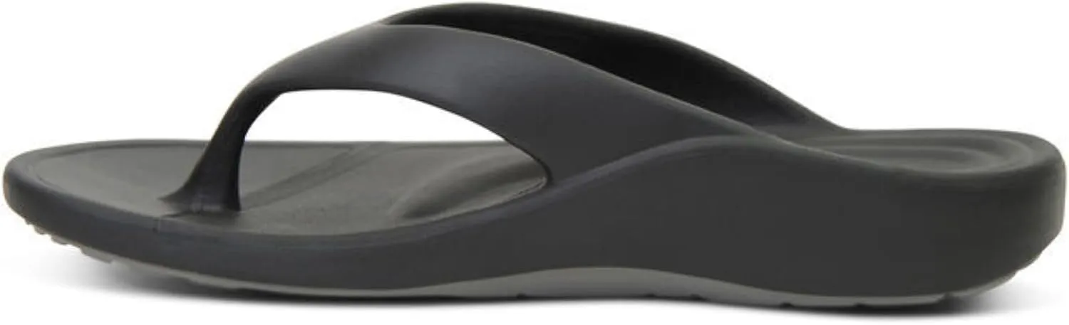 Aetrex Maui Orthopedic Mens Flip Flops - Arch Support Shock Absorption w/ UltraSKY EVA Foam Pressure Relief Water-Friendly Flip Flops for Men
