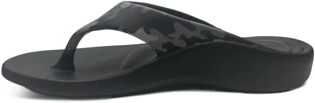 Aetrex Maui Orthopedic Mens Flip Flops - Arch Support Shock Absorption w/ UltraSKY EVA Foam Pressure Relief Water-Friendly Flip Flops for Men