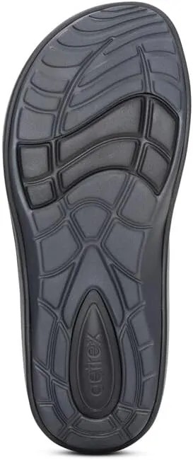 Aetrex Maui Orthopedic Mens Flip Flops - Arch Support Shock Absorption w/ UltraSKY EVA Foam Pressure Relief Water-Friendly Flip Flops for Men