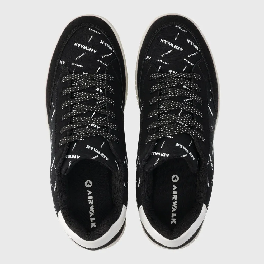Airwalk Mens One Sneaker Black/white _ 182582 _ Black