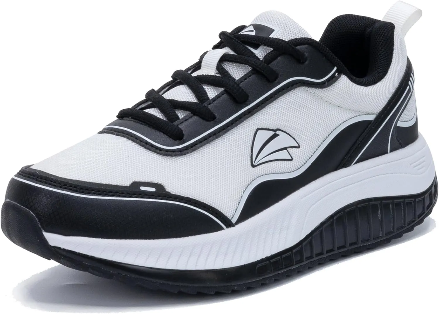AOV Womens Walking Orthotic Shoes Lightweight Breathable Sneakers with Arch Support for Running Gym Workout Blackwhite 6