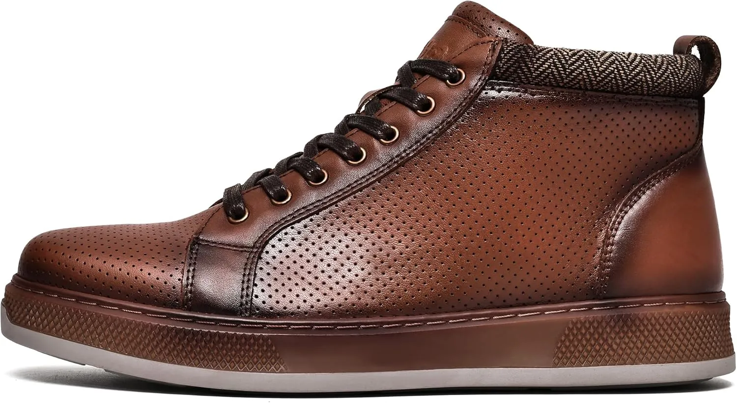 Arkbird Mens Leather Sneaker Fashion Classic Casual Chukka Ankle Boots for Men