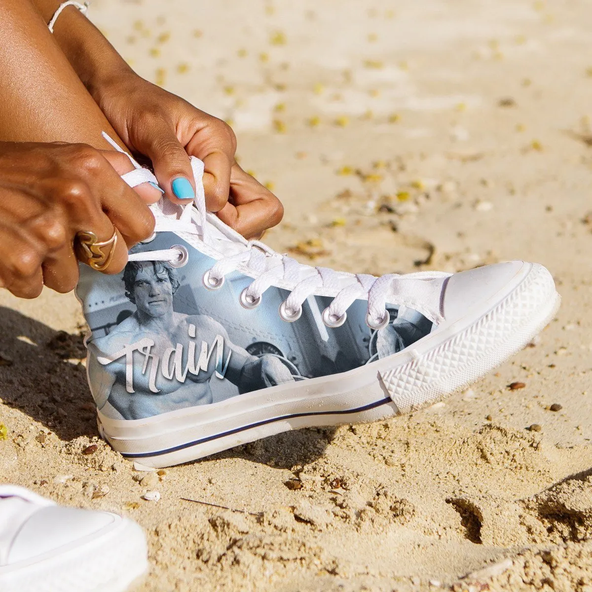 arnold ladies high top sneakers