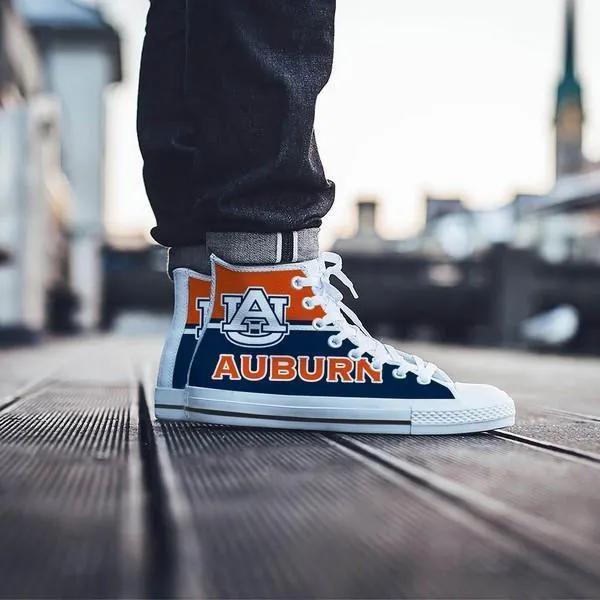 auburn tigers mens high top sneakers high top