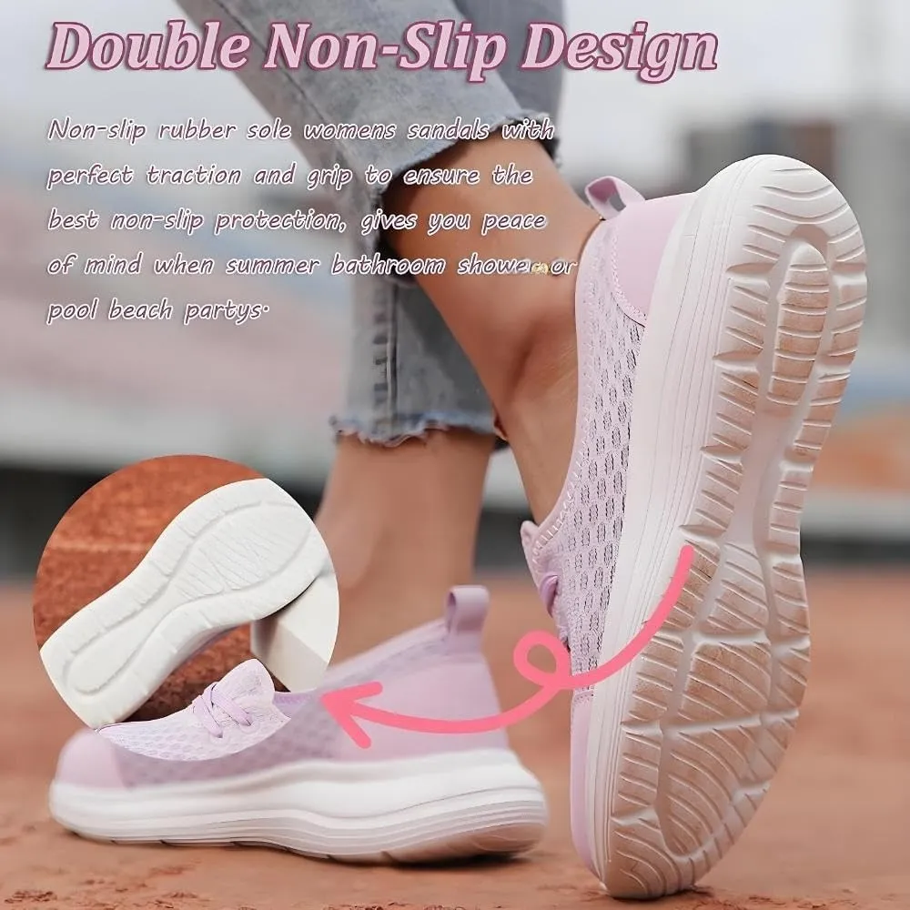 Azdealy Orthopedic Shoes, Azdealy 2025 Womens Soft Sole Mesh Comfort, Slip-on Walking Shoess with Arch Support