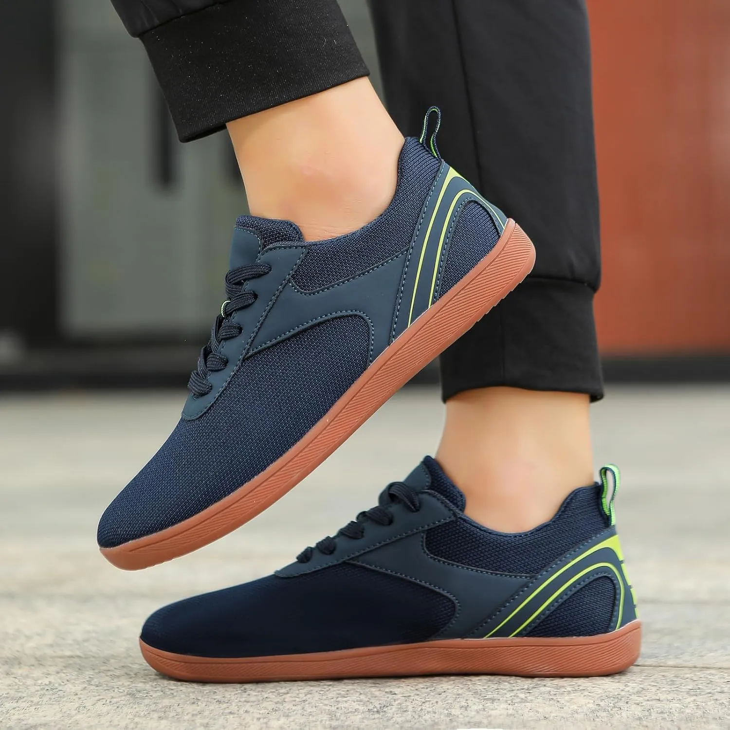 Barefoot Shoes for Mens Womens Wide Toe Box Shoes Walking Mesh Workout Sneakers Grounded Footwear Non-Slip Fashion Hiking Shoe Breathable Casual Running Sneaker