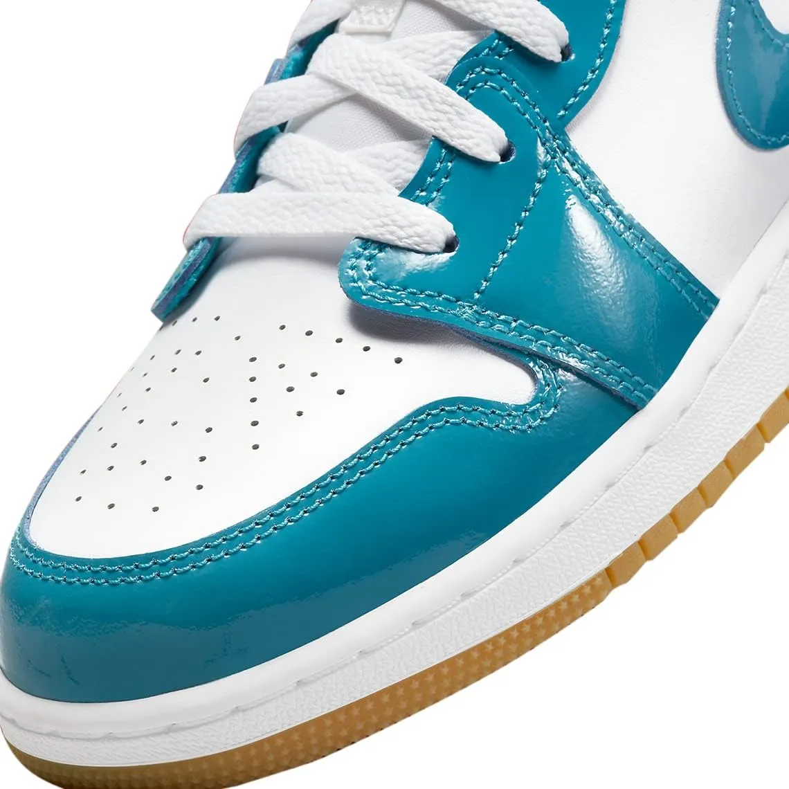 Big Kid's Jordan 1 Low SE Barcelona Cyber Teal/Cyber Teal-White (DM0589 400)