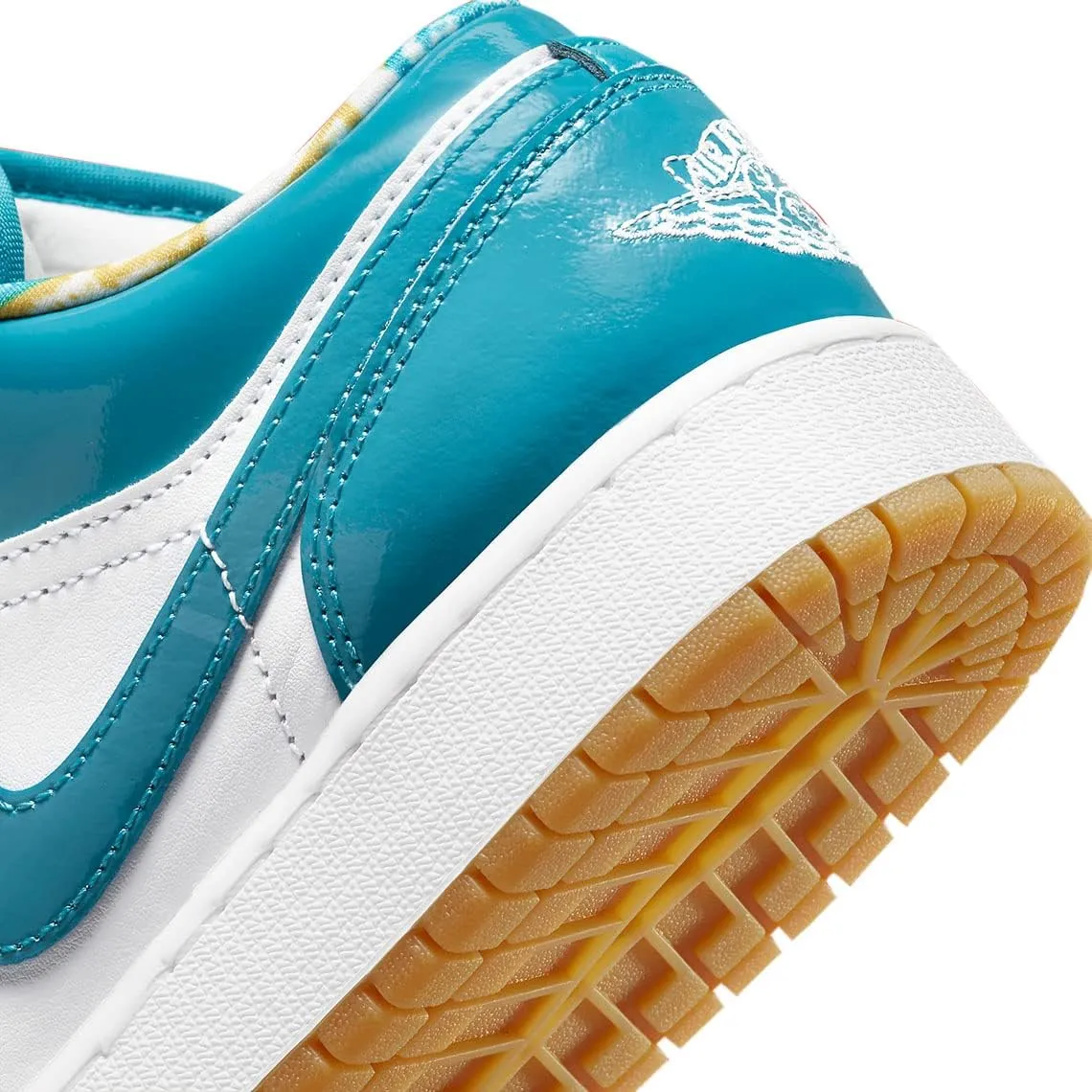 Big Kid's Jordan 1 Low SE Barcelona Cyber Teal/Cyber Teal-White (DM0589 400)