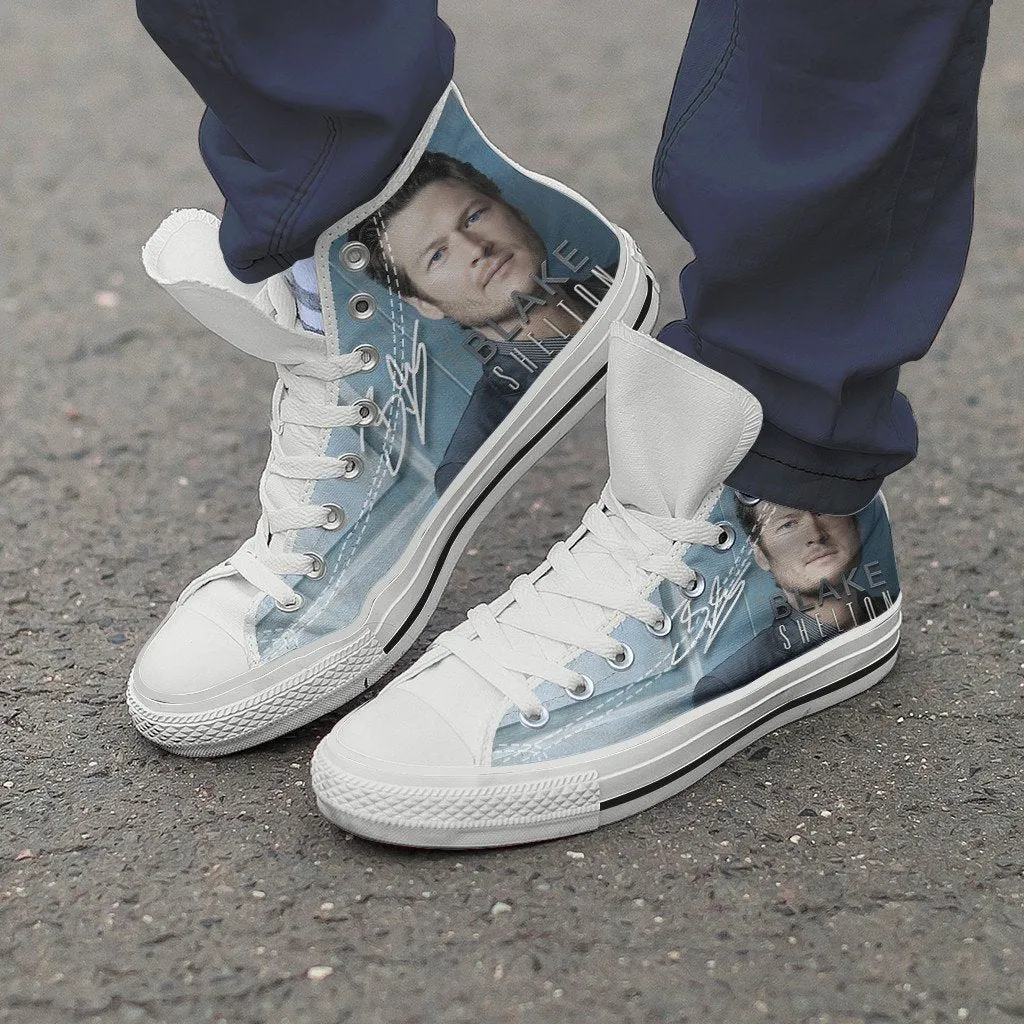 blake shelton mens high top sneakers