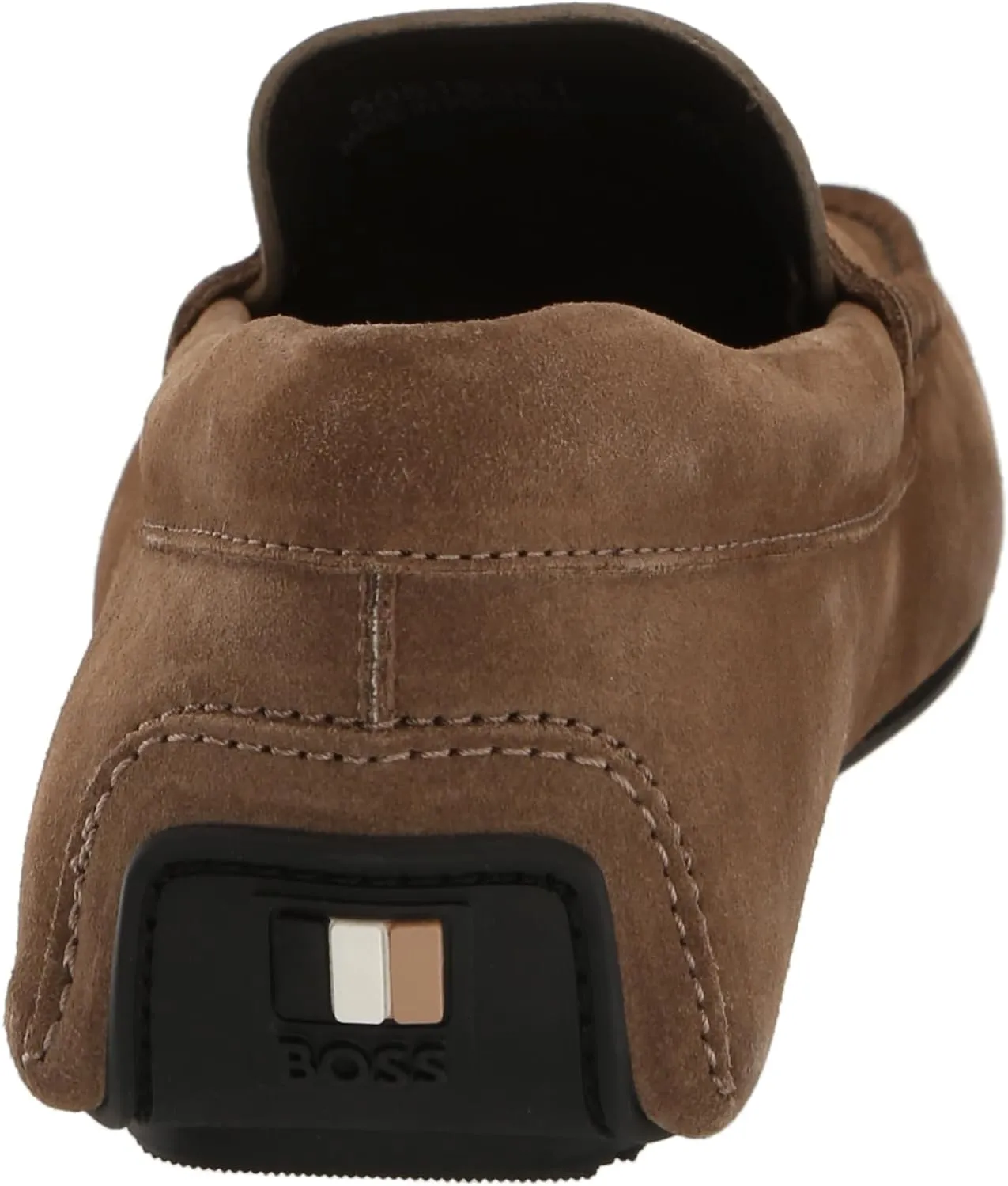 BOSS Men's Smooth Suede Slip on Drivers Loafer