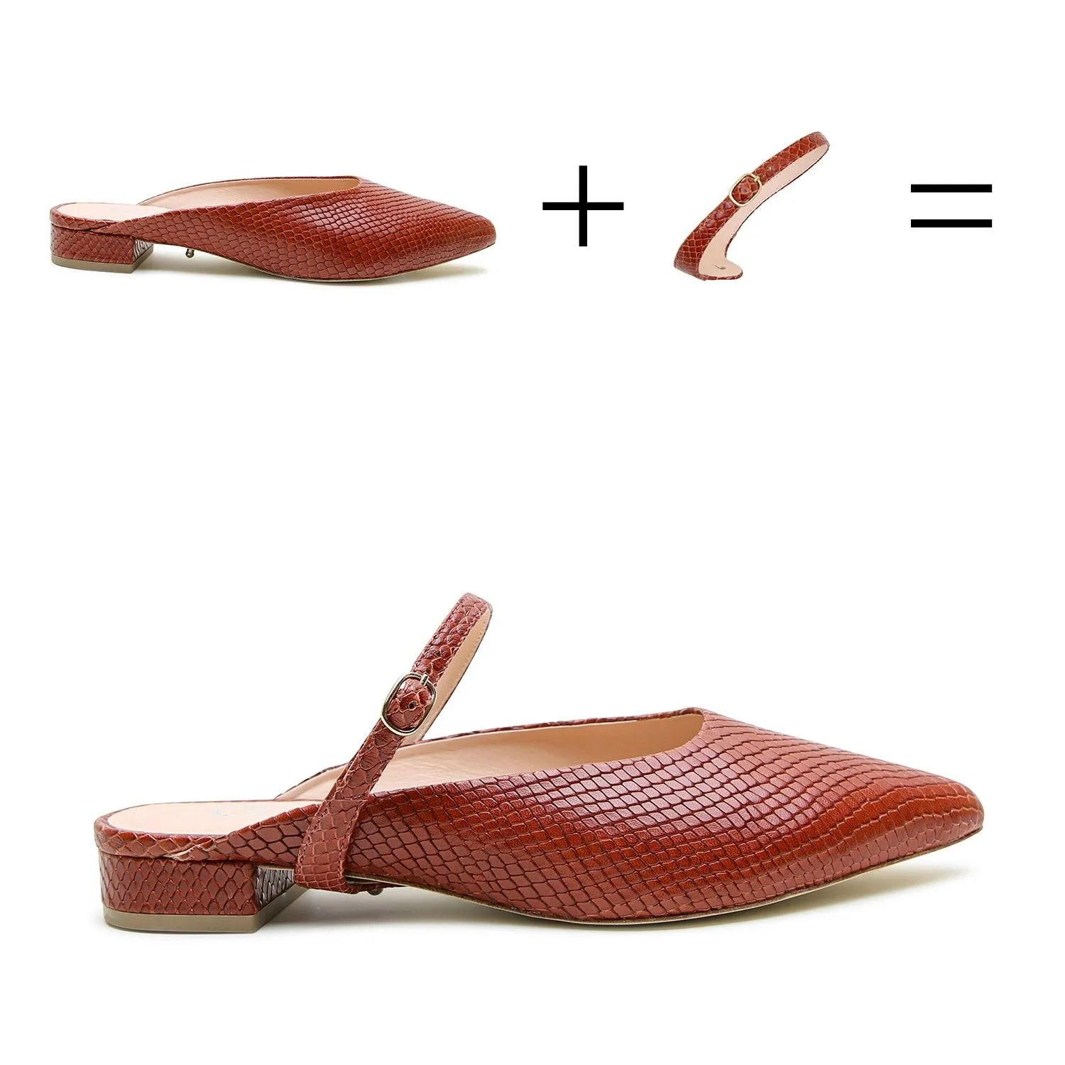 Brown Snake Point Slide   Twiggy Strap
