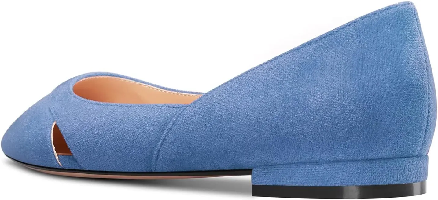 Castamere Women Low Heel Pointed Toe Slip-on Pumps Wedding Classic 0.4 Inches Heels