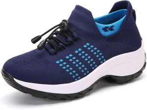 Comfortwear Shoes for Women, Comfor Twear Ortho Shoes for Women Plantar Fasciitis, Wide Walking Ortho Stretch Cushion Nurse Shoe Non Slip Unisex Orthopedic Sneakers