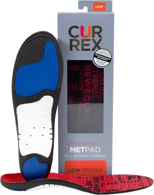 CURREX MetPad Insoles for Everyday Relief & Support – Arch Support Shoe Inserts w/Metatarsal Pads to Help Reduce Foot & Heel Pain While Walking & at Work – for Men & Women – Low Arch, Medium