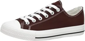 CUSHIONAIRE Women's Vina Low top Canvas Sneaker  Memory Foam