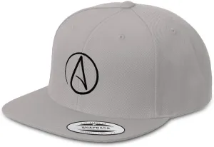 Custom Snapback Hat for Men Flat Brim Hats Atheism Skepticism Embroidered Flat Bill Hat Acrylic