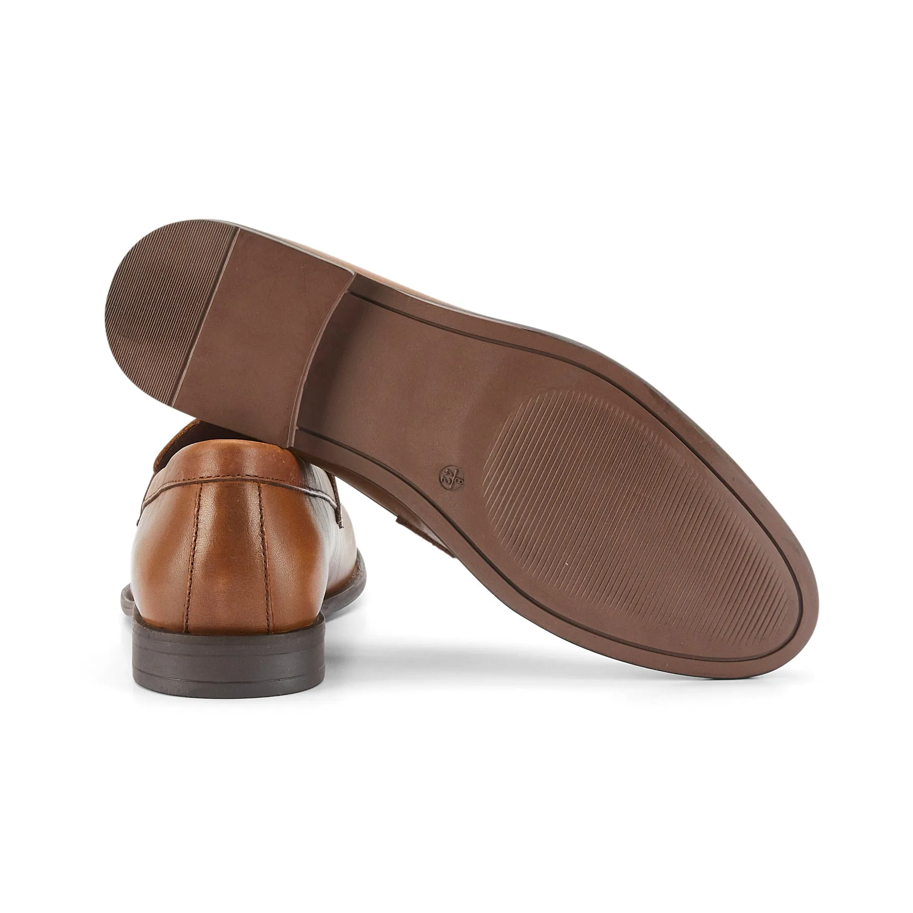 Dane Leather Penny Loaferss - Tan