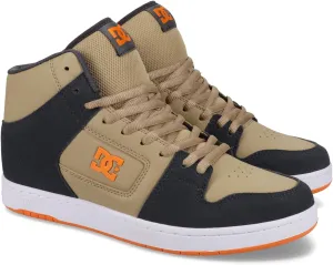 DC Men's Manteca 4 HI Sneaker, Grey/Beige/Khaki, 6.5
