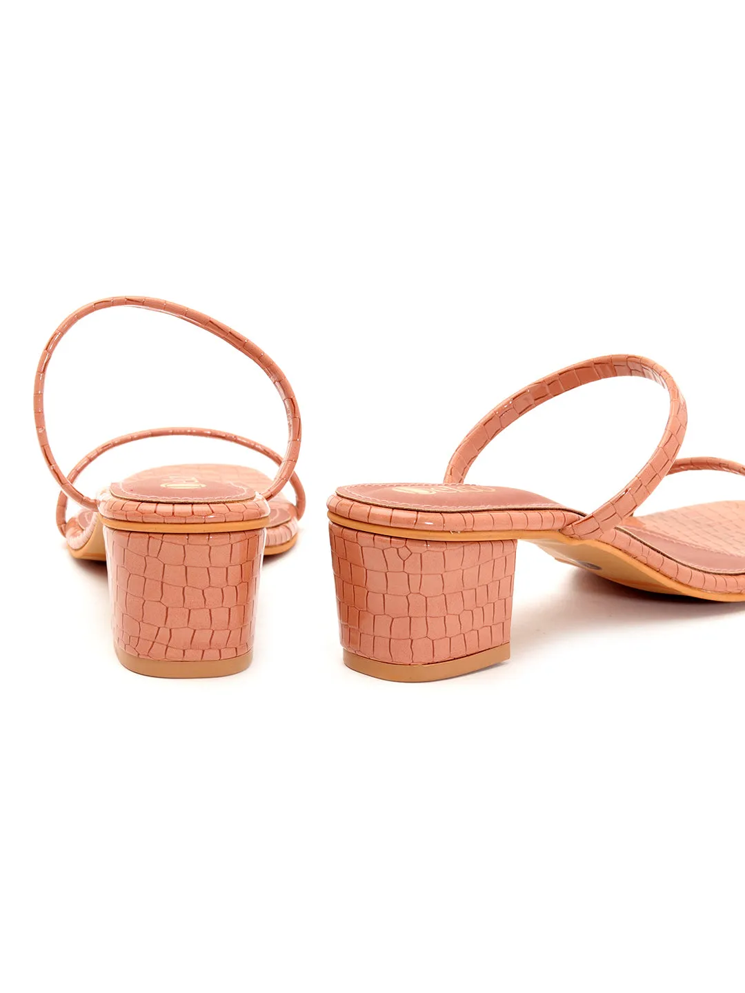 Delco Block Heel Slip On