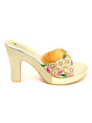 Delco Block Heel Slip on