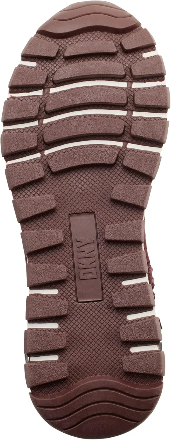 DKNY Women's High Top Slip on Wedge Sneaker
