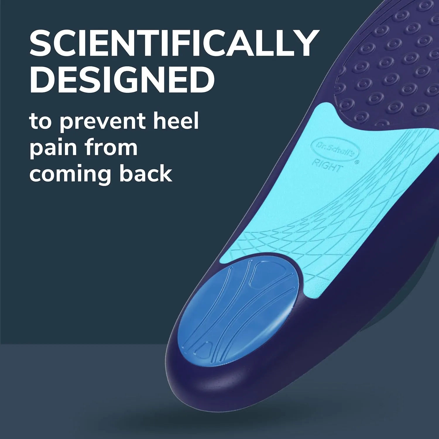 Dr. Scholl’s Plantar Fasciitis Pain Relief Orthotic Insoles, Immediately Relieves Pain: Heel, Spurs, Arch Support, Distributes Foot Pressure, 1 Pair