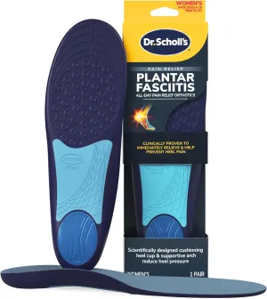 Dr. Scholl’s Plantar Fasciitis Pain Relief Orthotic Insoles, Immediately Relieves Pain: Heel, Spurs, Arch Support, Distributes Foot Pressure, 1 Pair
