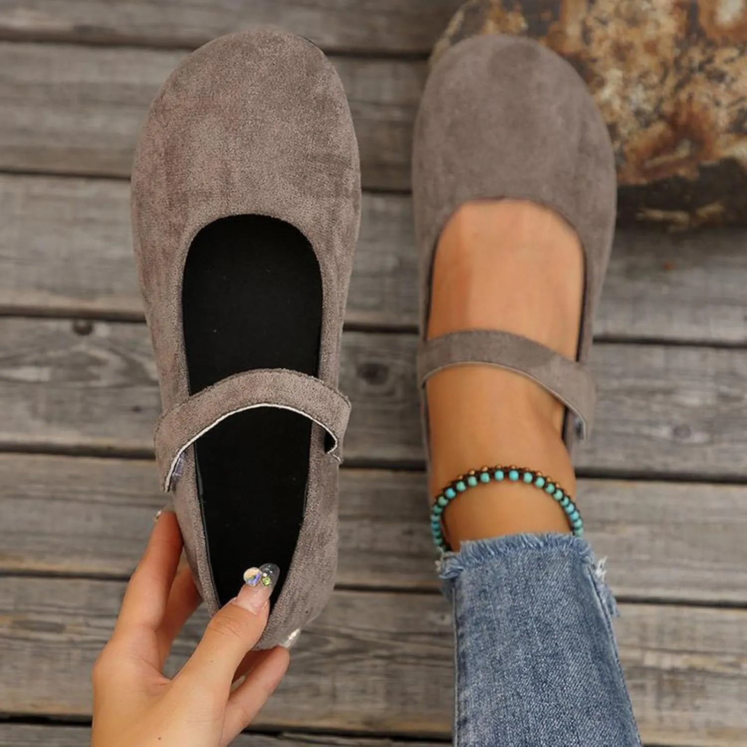 Dritnow Shoes，Dritnow Womens Comfy Flat Shoes,Comfortable, Arch Support Design