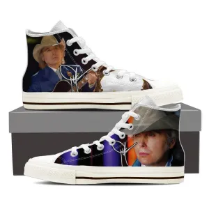 dwight yoakam ladies high top sneakers