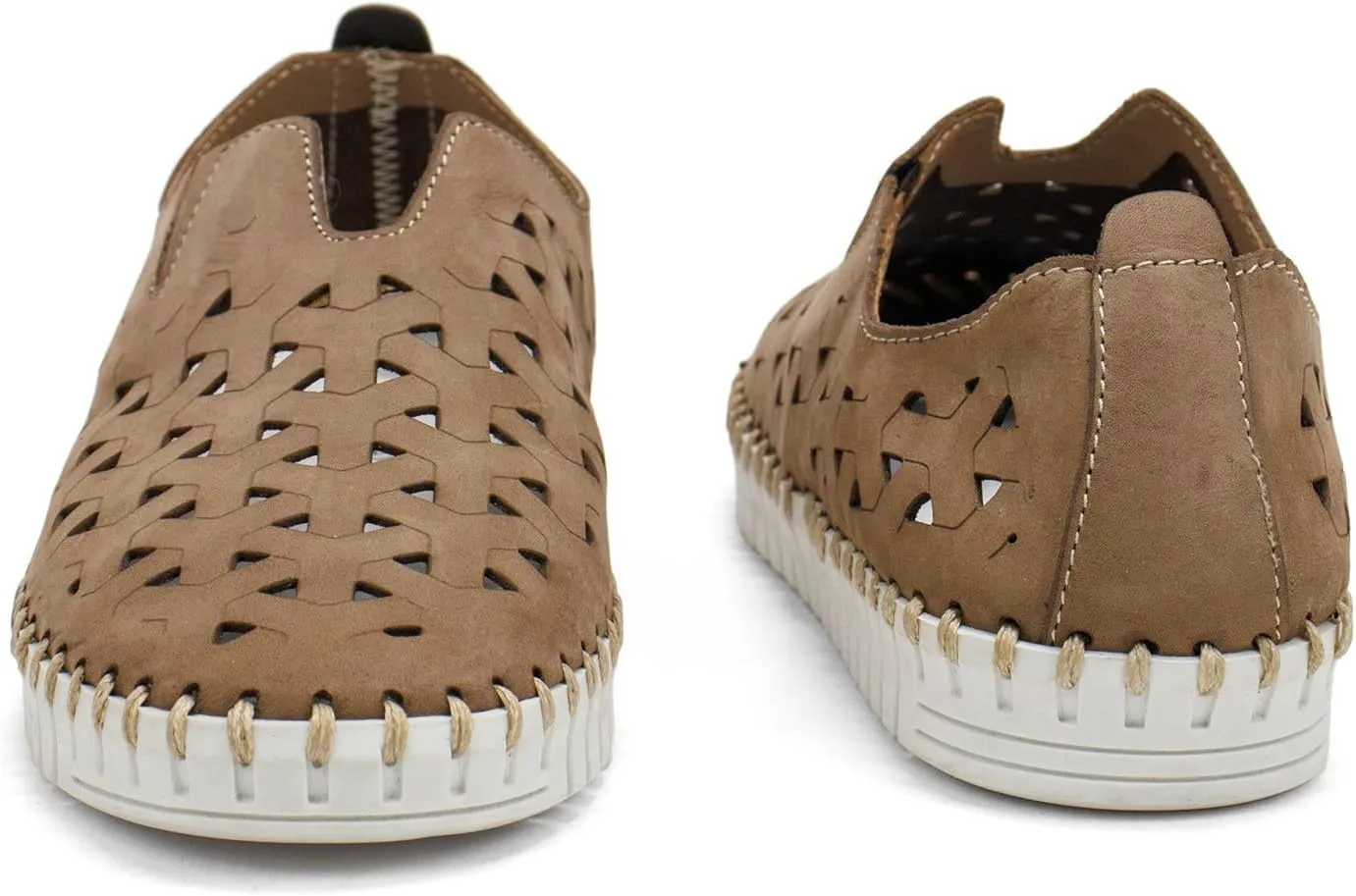 Eric Michael Womens European Casual Light Weight Slip On Flat