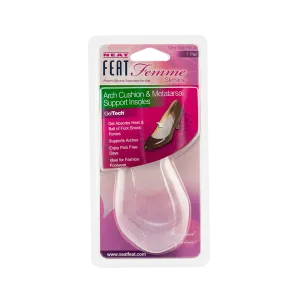 Femme Slimline Gel Arch Cushion & Metatarsal Insole Supporting Arch and Metatarsal