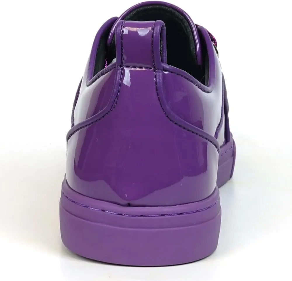 FI-2415-2 Patent Leather Cap tor Lace up Sneaker