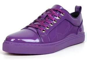 FI-2415-2 Patent Leather Cap tor Lace up Sneaker