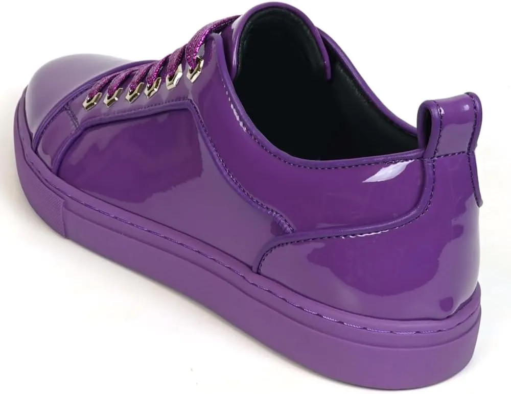 FI-2415-2 Patent Leather Cap tor Lace up Sneaker