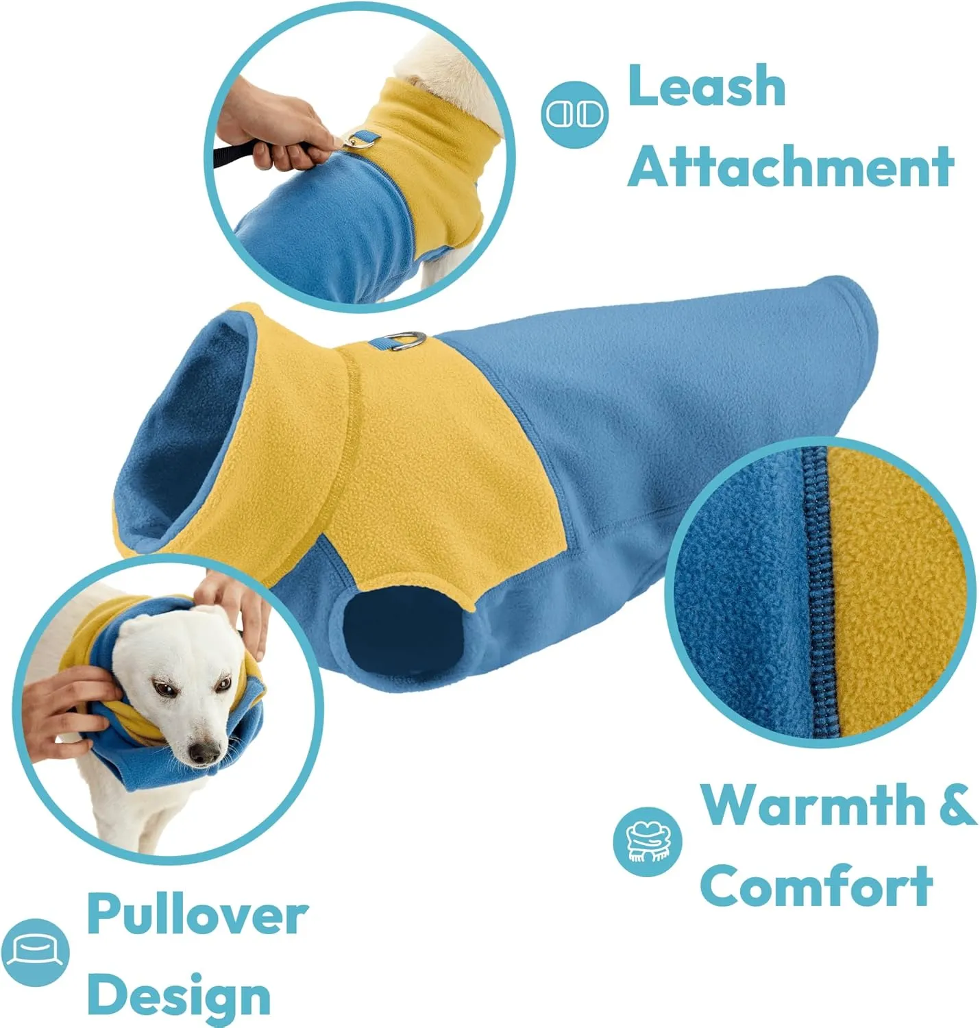 Fleece Vest Two Tone