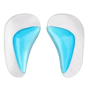 footinsole Arch Support Insoles (6 PCS) Pu Gel Foot Massage Flat Feet Insoles 3 Pairs