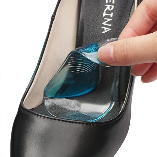footinsole Arch Support Insoles (6 PCS) Pu Gel Foot Massage Flat Feet Insoles 3 Pairs