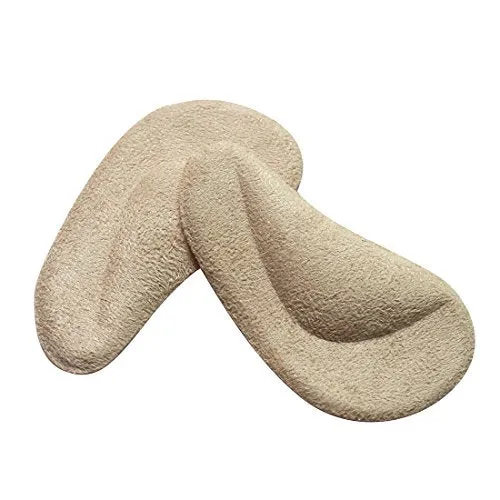 footinsole Arch Support Insoles Pu Gel Foot Massage Suede Insoles for Fallen Arches - 1 Pair