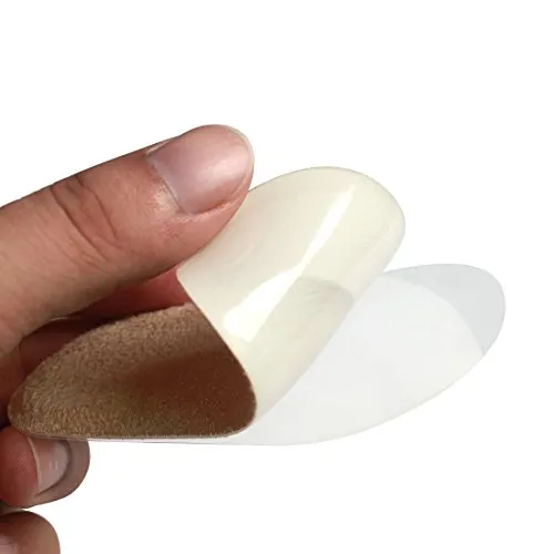 footinsole Arch Support Insoles Pu Gel Foot Massage Suede Insoles for Fallen Arches - 1 Pair