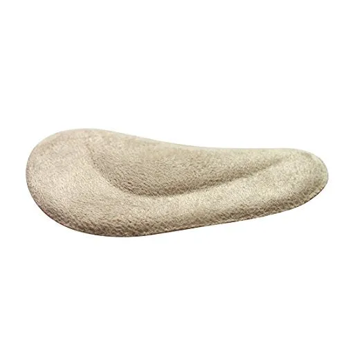 footinsole Arch Support Insoles Pu Gel Foot Massage Suede Insoles for Fallen Arches - 1 Pair